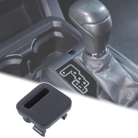 Aunginsy Car Gear Shift Lock Cover Compatible with Toyota Tacoma 2016-2023 Pickup Center Console Shifter Lock Release Button Cap Car Gear Lever Lock Override Cover Replacement Part ABS Accessories