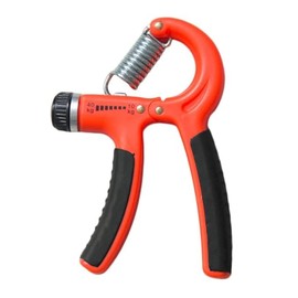 Endless EL1039 Adjustable Hand Grip Strengthener from 10 kg to 40 kg Resistance Level | Exercise Equipment to Use in Home and Gym for Forearm and Finger Power Gripper Exercises | Colour: Red