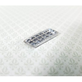 Island Crafts Dollhouse Ice Cube Tray Painted Metal 1:12 Scale Miniature Kitchen