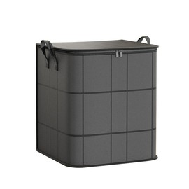 150L Large Capacity Clothes Storage Bag (56*45*56cm), Upgraded Wear-resistant Material Compilation, Foldable, Moisture-proof and Dust-proof, Wide Handle Zipper Design:_150L Moisture-resistant