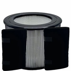 Can-Meageren 22500 Replacement H13 Filter Compatible for Honeywell 17400 10000 (EV-1) 12500 (EV-25) 12520 12525 12526 121528 17440 Air Purifier, (1 HPEA + 2 Carbon Pre-Filter)