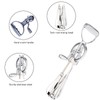 Handmixer Manuell,Halbautomatischer Schneebesen aus Edelstahl, Schneebesen Halbautomatisch, Edelstahl Eierschläger für