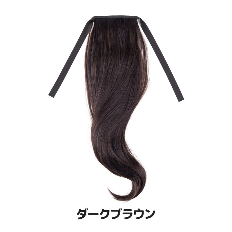 Classe Ponytail Wig, One Curl, 17.7 inches (45 cm), Solid