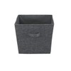 Household Essentials, Graphite 2 Pack Open Storage Bins, Medium-10 W