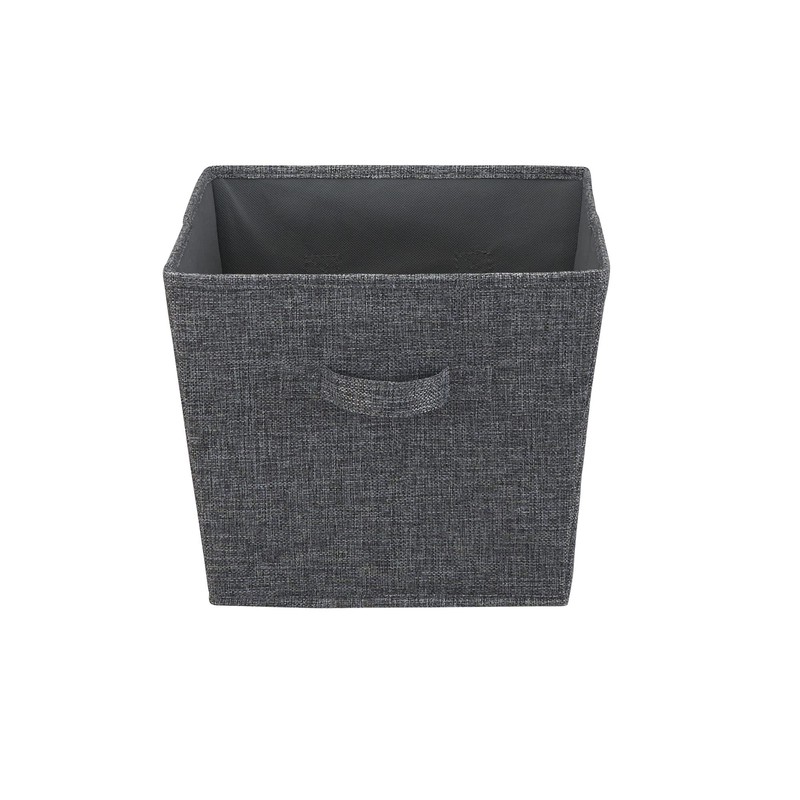 Household Essentials, Graphite 2 Pack Open Storage Bins, Medium-10 W