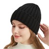 NPQQUAN Thick Warm Winter Knit Beanie Hat Skull Cap Beanies