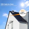 LEPOWER 1600LM LED Solar Security Lights Motion Outdoor, Motion Sensor