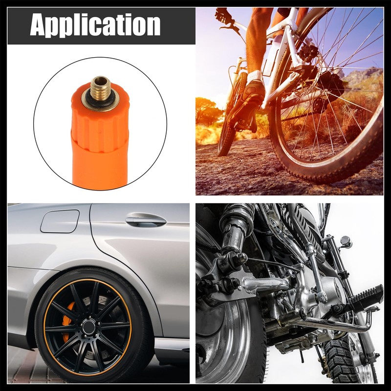 Hihaha 1m Car Tire Inflator Extension Hose with Lock Chuck