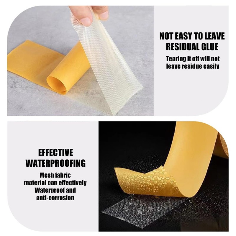 2 Rolls Clear Strong Carpet Tape 2cm x 10m Removable