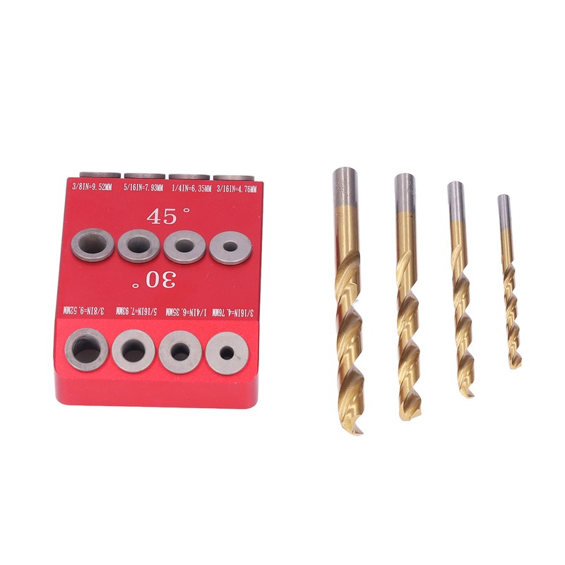 Hole Locator Drilling Kit Multi Angle Pocket Holes Doweling Jig