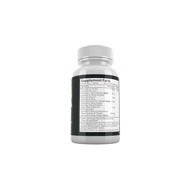 Vitalis Max 60 Cap Natural Ingredients Energy and Vitality Support