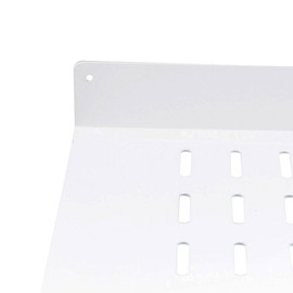 NavePoint 1U Rack Shelf for Server Rack Network Cabinets – Cantilever Rack Mount Shelf 10" Deep, White, Pre-Assembled – Compatible with 19 Inch Standard Equipment