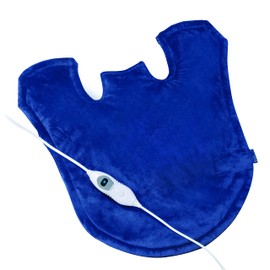 Veridian Healthcare Deluxe Heating Pad Wrap for Neck, Shoulder, and Back, Blue, Small