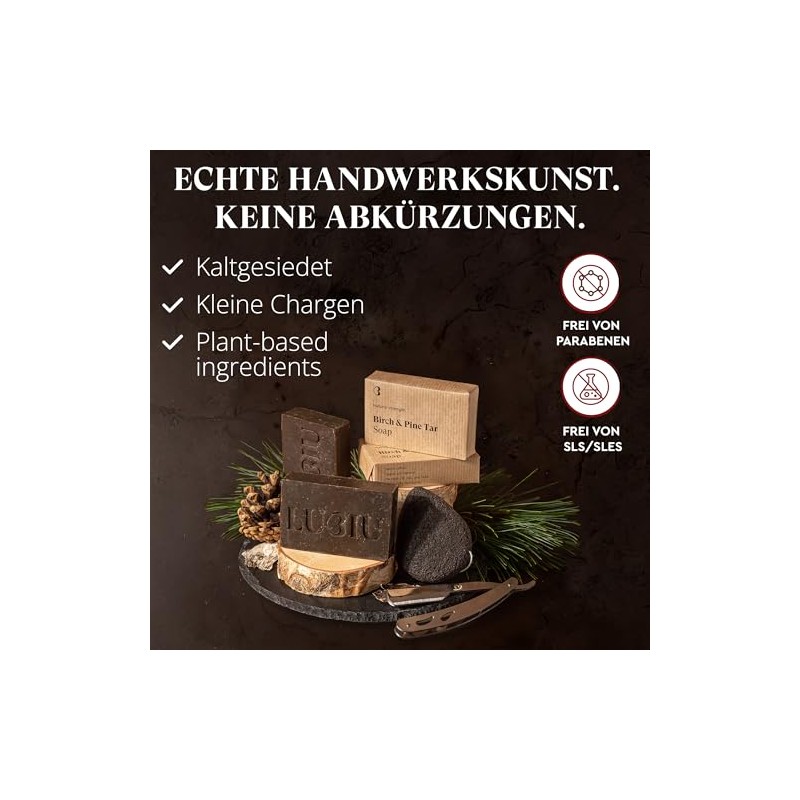 Tar Soap with Pine Oil and Birch Tar 100 g