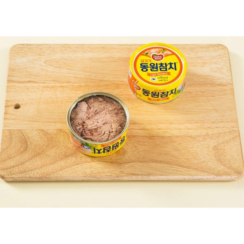 Dongwon Q - Light Standard Tuna, 100g (Pack of 8)