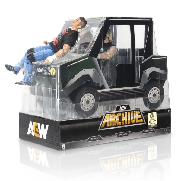 AEW Golf Cart (Matt Hardy, Kenny Omega & Sammy Guevara)