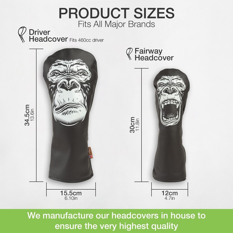 Hazzad Golf, Premium Leather Europe Golf Headcover. As Used By