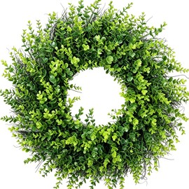 26” Boxwood Wreaths for Front Door Summer Wreaths for Front Door