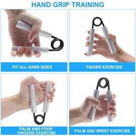 Hand Grip Strengthener, 150LB Hand Strengthener, Hand Grip Trainer for Forearm Strengthening, Strengthening Hand Wrist Finger Forearm and Hand Rehabilitation Exercise