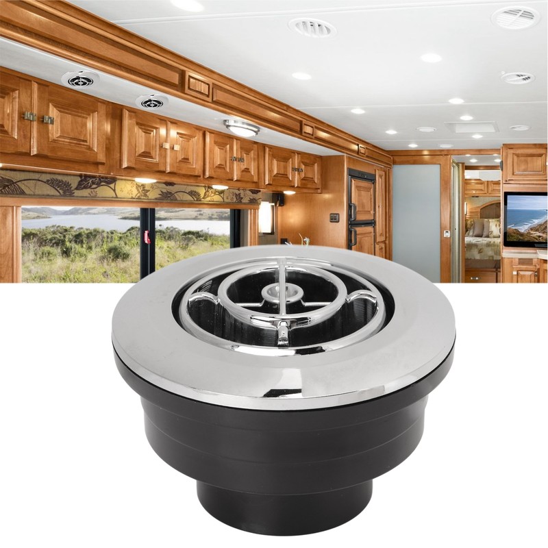 RV Air Outlet Vent Roof Round Air Conditioner Ventilation Deflector