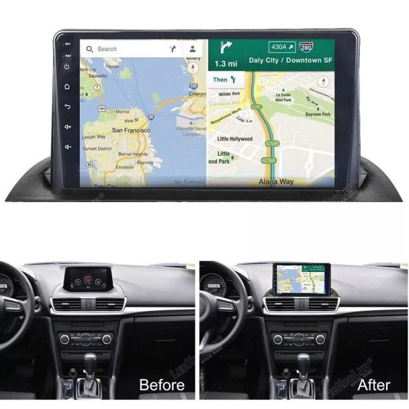 t-carplay W/ Camera Apple Carplay Android Auto Radio Stereo GPS