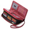 GAEKEAO Leather Credit Card Holder Wallet for Women RFID Blocking