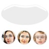Minkissy 30pcs Haircut Eye Protectors Transparent Facial Shield for Barbers
