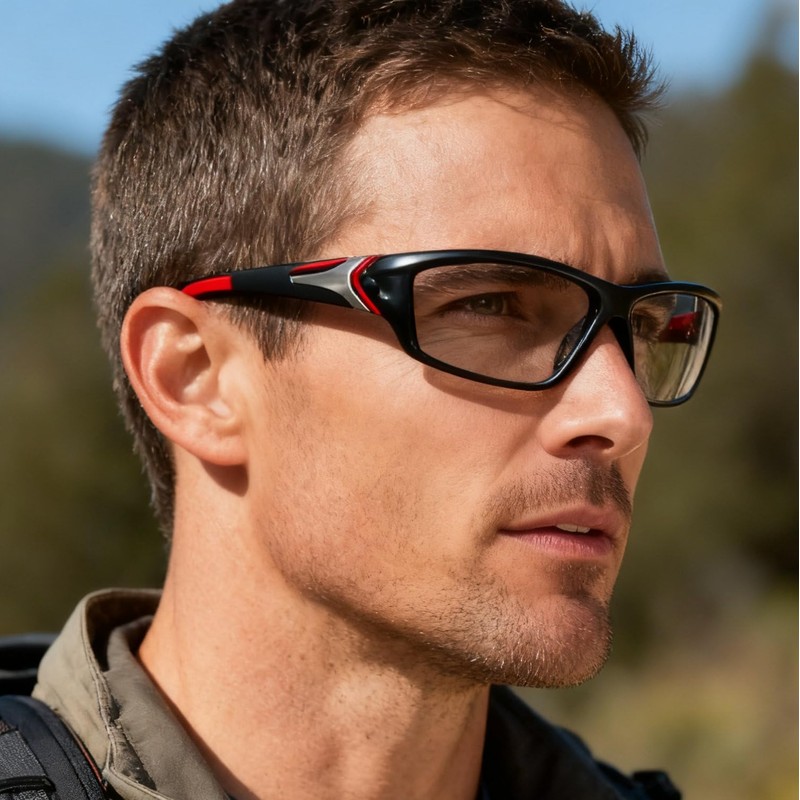 with Full lens Readers Wrap Around Sport Magnifying Safety Reading