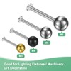 M METERXITY 20-Pack Threaded Ball Nut Knobs, M3x9mm Carbon Steel