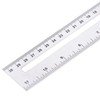 12in L Square Ruler Multifunction Scale Standard Carbon Steel Detachable