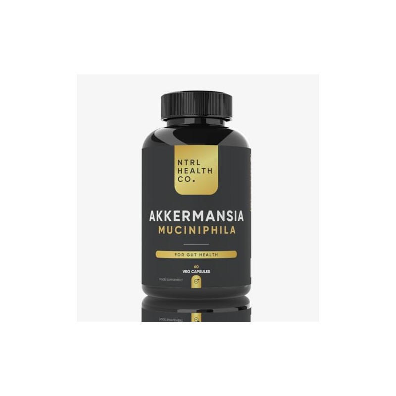 NTRL Health Co. Akkermansia Muciniphila Probiotic Capsules, 60 Veg Capsules,
