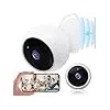 Wireless Magnetic Security Cameras, Install-Free 2K WiFi with AI Motion