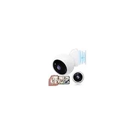 Wireless Magnetic Security Cameras, Install-Free 2K WiFi with AI Motion Detection for Home Security Systemcolor: White, model number: CG9