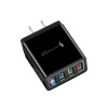 Unbranded Fast 4 Port USB Plug Cube Portable Wall Quick