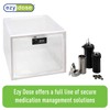 EZY DOSE Medication Lockbox, Secure Storage for Medication and Vitamins,