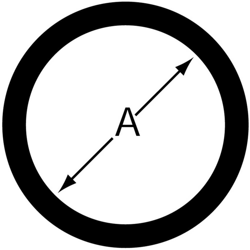 Nissa Chain Flat Key Ring 1.0 inches (25 mm) No.132