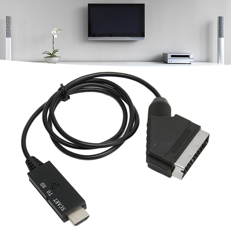 SCART to HD Multimedia Interface Converter Adapter - Support for