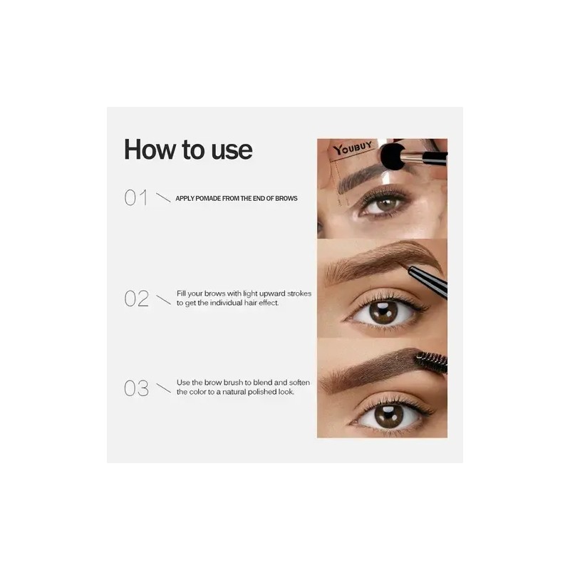 Henna Para Cejas - Gel Ceja Kit Waterproof Larga Duración