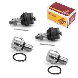 Metrix Premium Chassis Parts - 4 PC Front Upper & Front Lower Ball Joint Kit Fits 03-06 Ford E-150, 03-05 E-150 Club Wagon, 92-02 E-150 Econoline Club Wagon, Replacement K8611T, K80196, Made in Europe