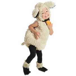 Princess Paradise baby girls Lovely Lamb Deluxe Costume, White/Black, XS 4 US