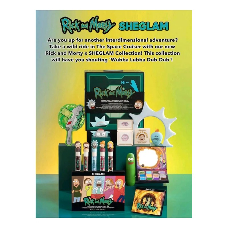 Rick And Morty X Sheglam Colección En Caja 100%