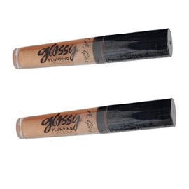 L.A. Girl Pack of 2 Glossy Plumping Lip Gloss, Fancy GLG925