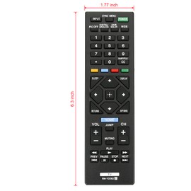 New RM-YD092 Replace Remote Control fit for Sony TV KDL-24R400A KDL-32R400A KDL-32R300B KDL-40R350B KDL-40R380B KDL-40R450 KDL-40R450A KDL-40R471A KDL-46R450