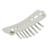 50pcs Hair Extension Clips Set Stainless Steel DIY 8 Teeth