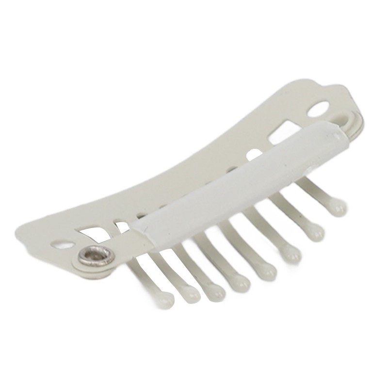 50pcs Hair Extension Clips Set Stainless Steel DIY 8 Teeth