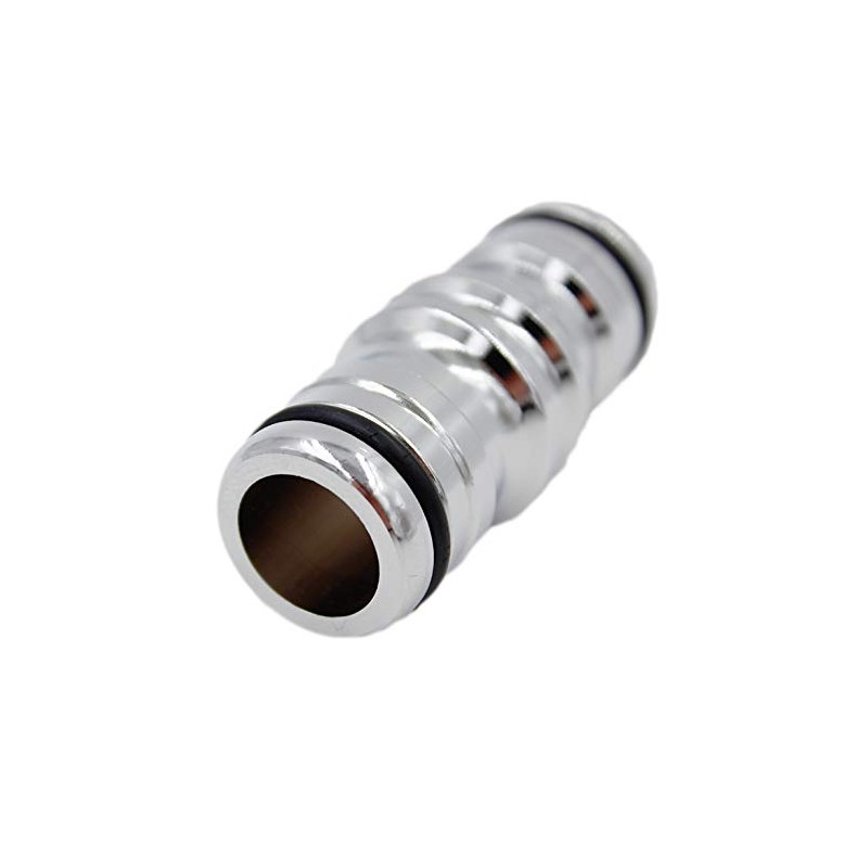 SpiceFlow | 2-Way Quick Connector | Chrome/Brass | 3/4 Inch