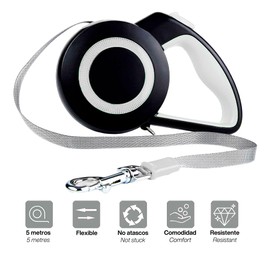 Hearts&Homies Ausziehbare Leine für Haustiere, 17,5 x 10,2 x 3,9 cm