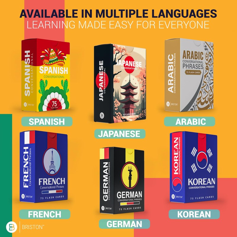 Italian Conversational Phrase Flash Cards - 75 Beginner Sayings for