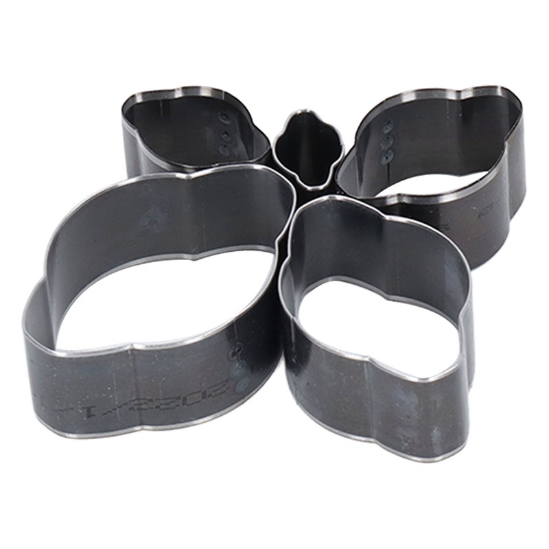 12 Pcs Leather Cutting Mold Heart Shape Exquisite High Carbon