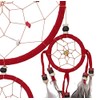 GURU SHOP Dream Catcher with Semi-Precious Stones - Red Diameter